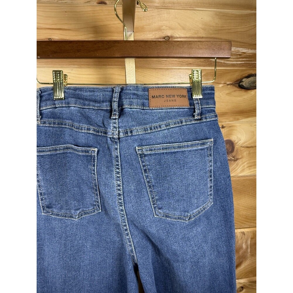Marc New York Two-Toned Blue Flare Jeans Women’s Size 2 - Picture 6 of 6